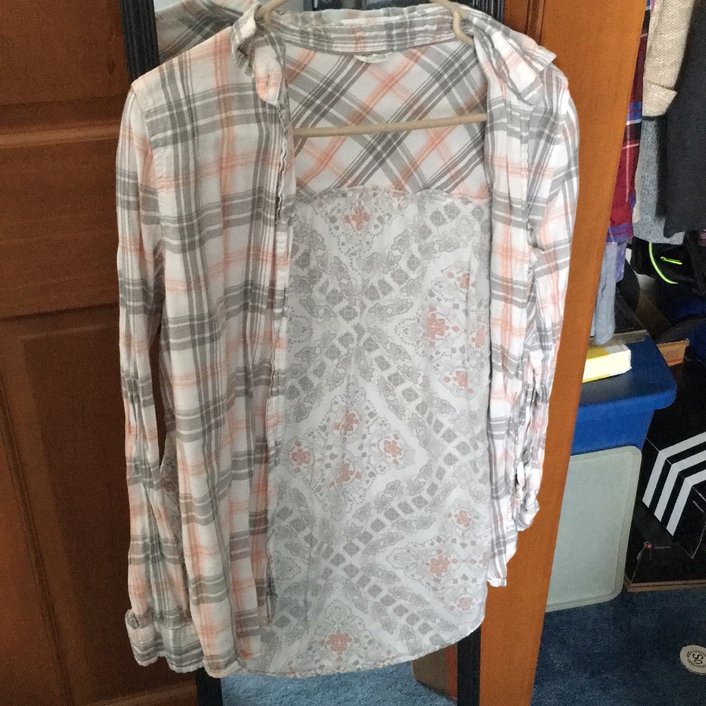 Aeropostale plaid button up
